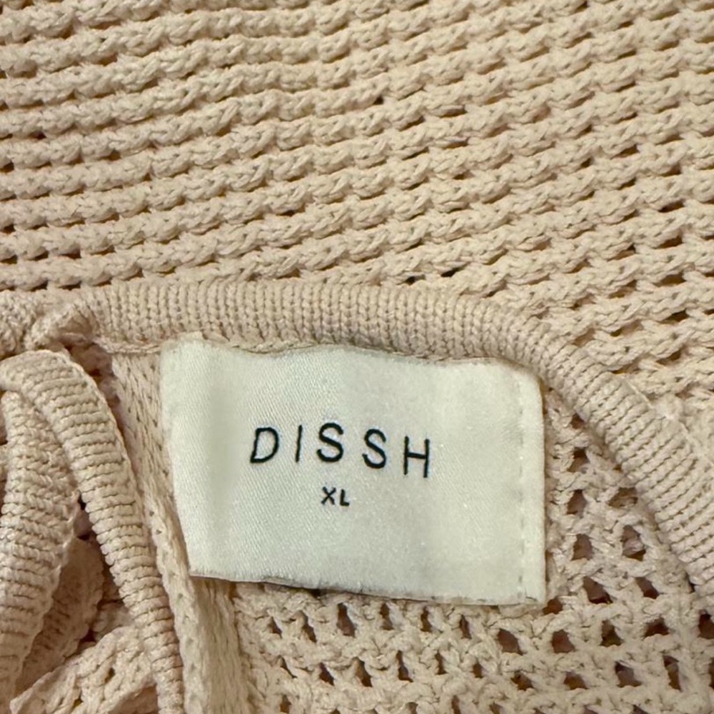 DISSH Beige Long Sleeve Knit Dress - Picture 7 of 8